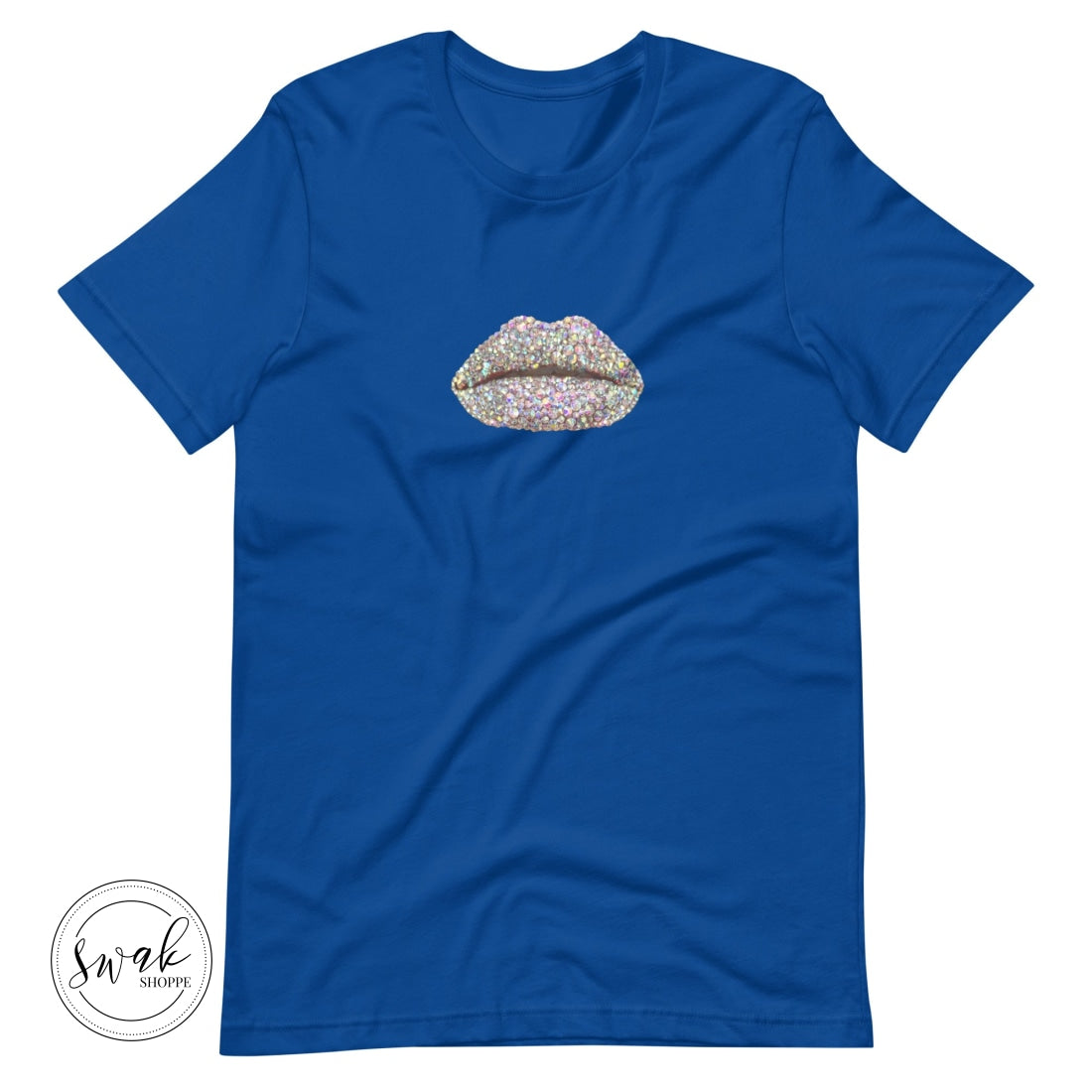 Swak Beauty Rhinestone Crystal Lip Art Unisex T-Shirt