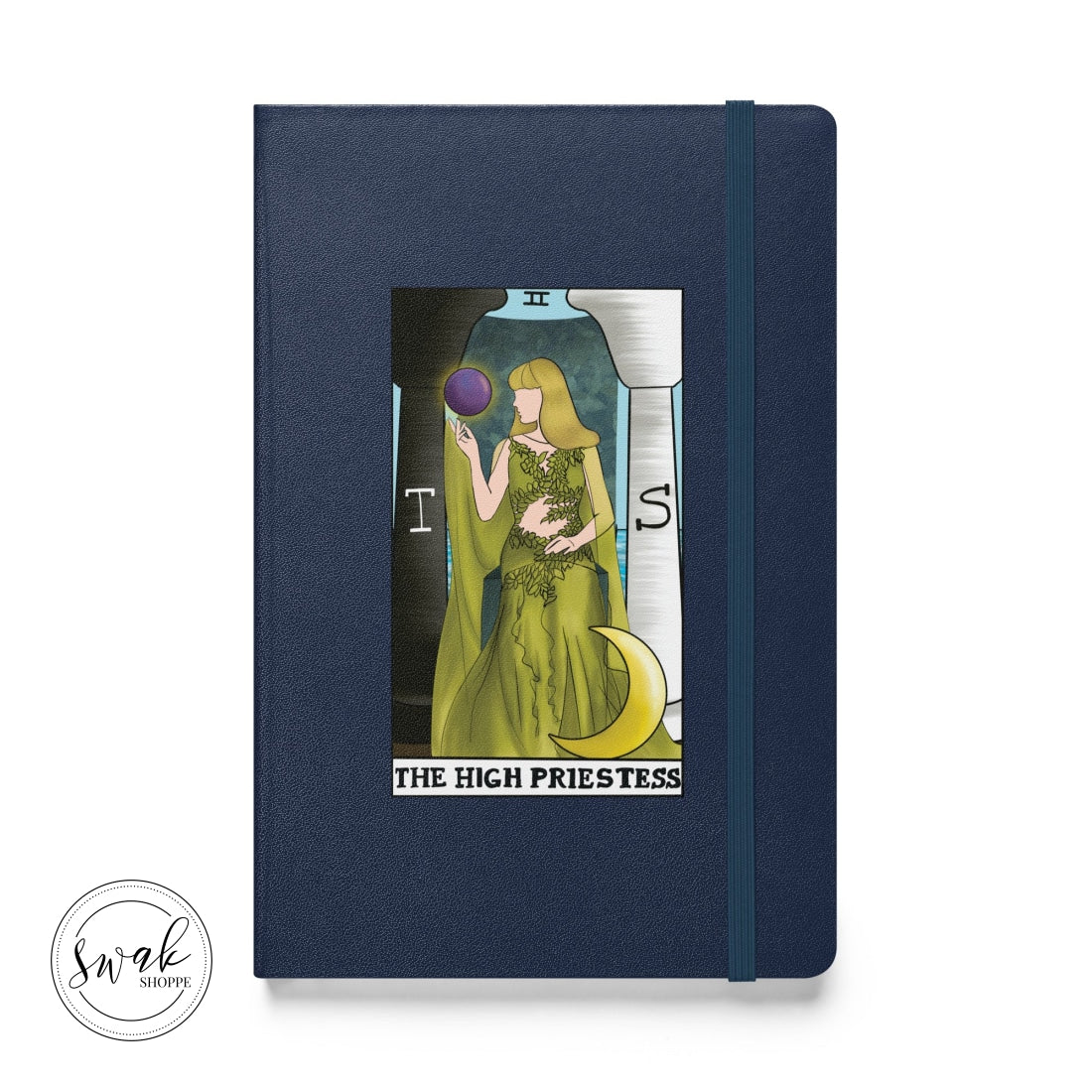 Taylor + Tarot The High Priestess Hardcover Bound Notebook Navy