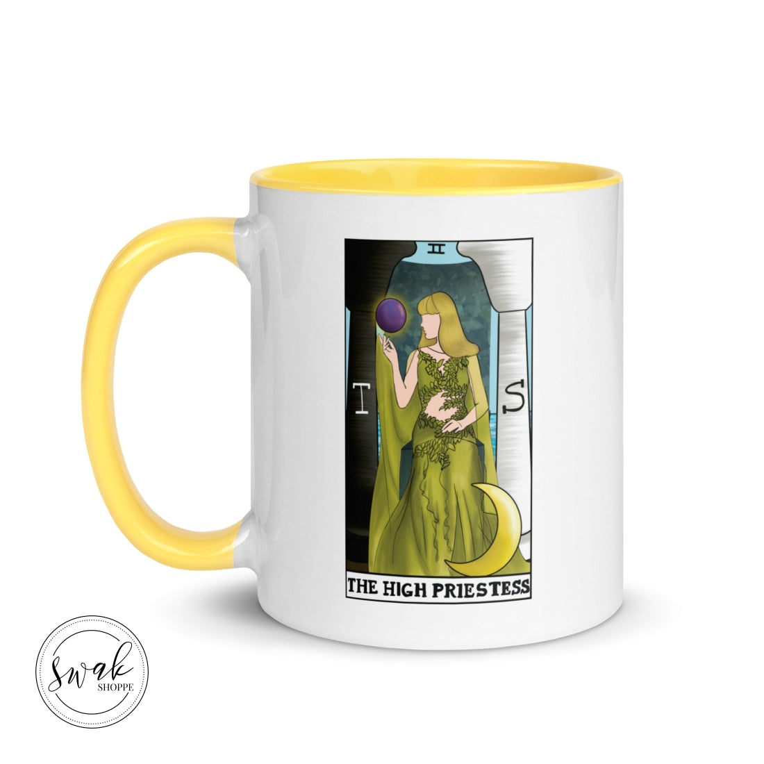 Taylor + Tarot The High Priestess Mug Yellow Mugs