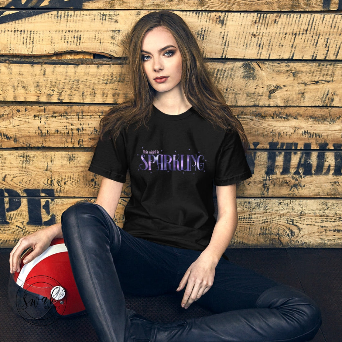 This Night Is Sparkling Unisex T-Shirt Black / Xs