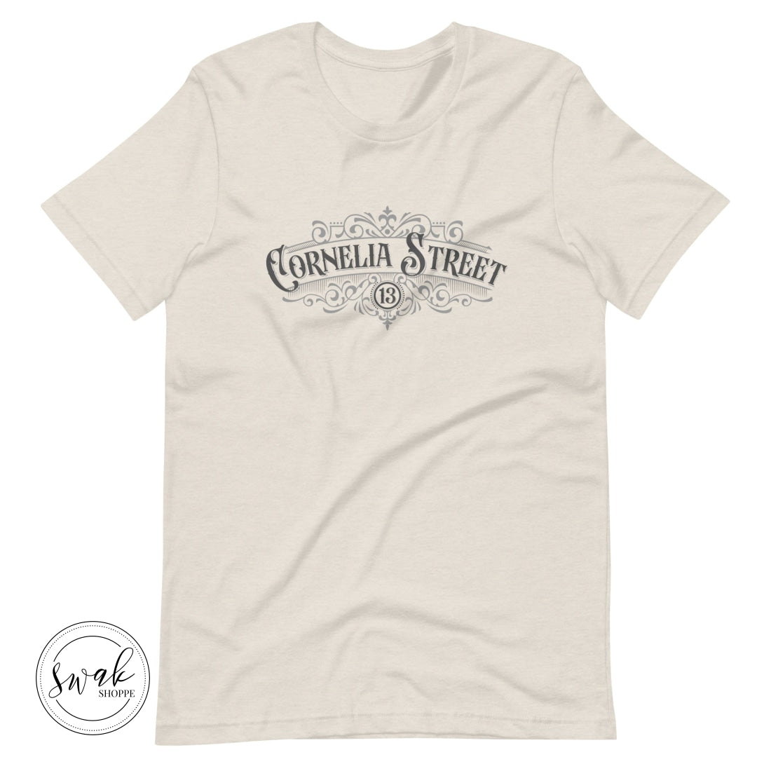 Cornelia Street Olde Shoppe Sign Unisex T-Shirt Heather Dust / S