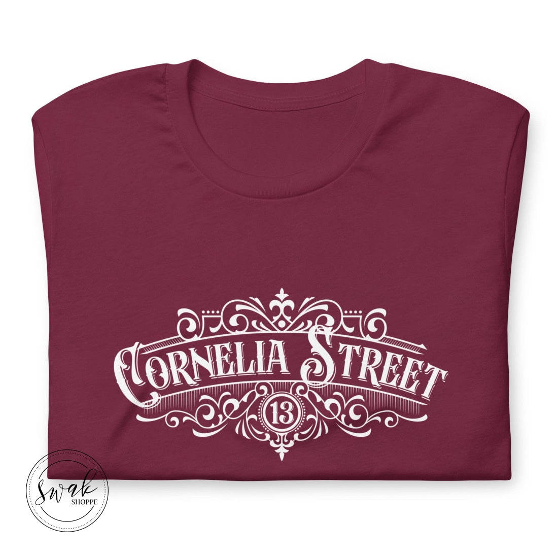 Cornelia Street Olde Shoppe Sign White Logo Unisex T-Shirt