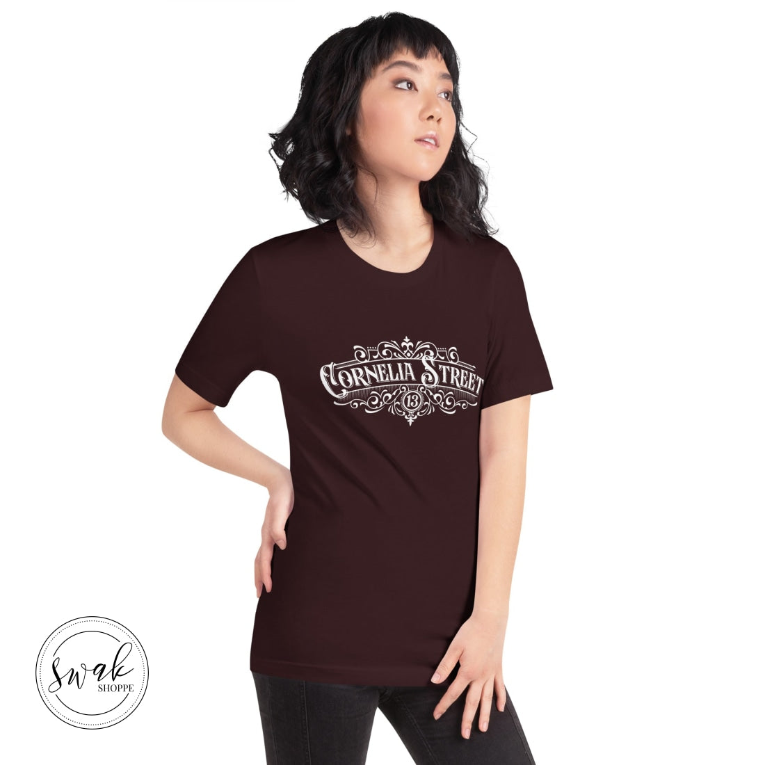 Cornelia Street Olde Shoppe Sign White Logo Unisex T-Shirt