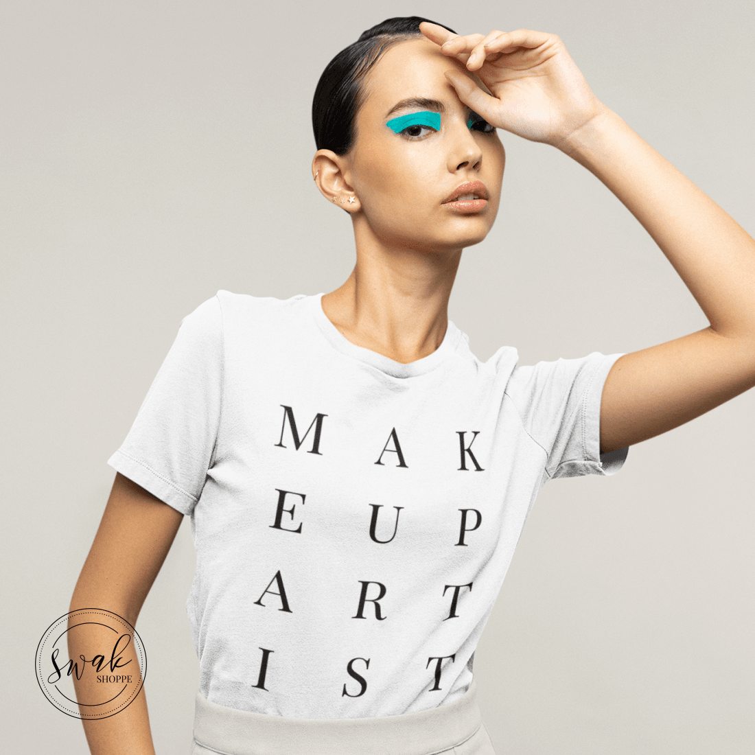 Makeup Artist Mua Text Womens T-Shirt