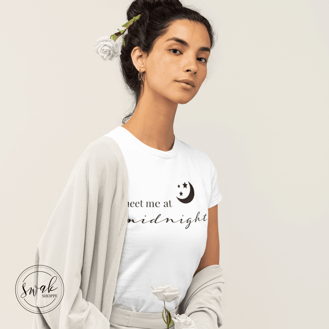 Meet Me At Midnight Moon Swiftie T-Shirt