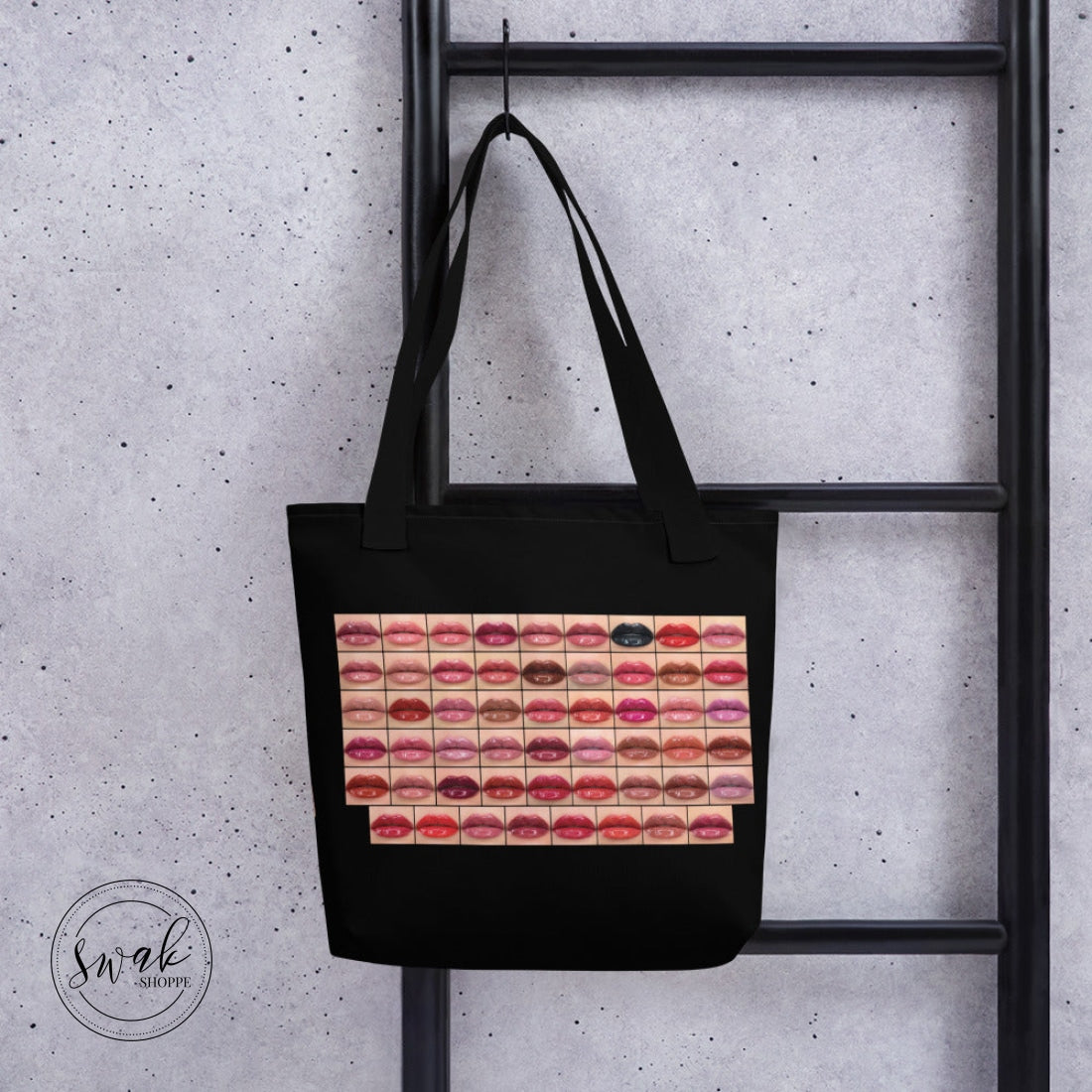 Swak Beauty Lips Collage Tote Bag